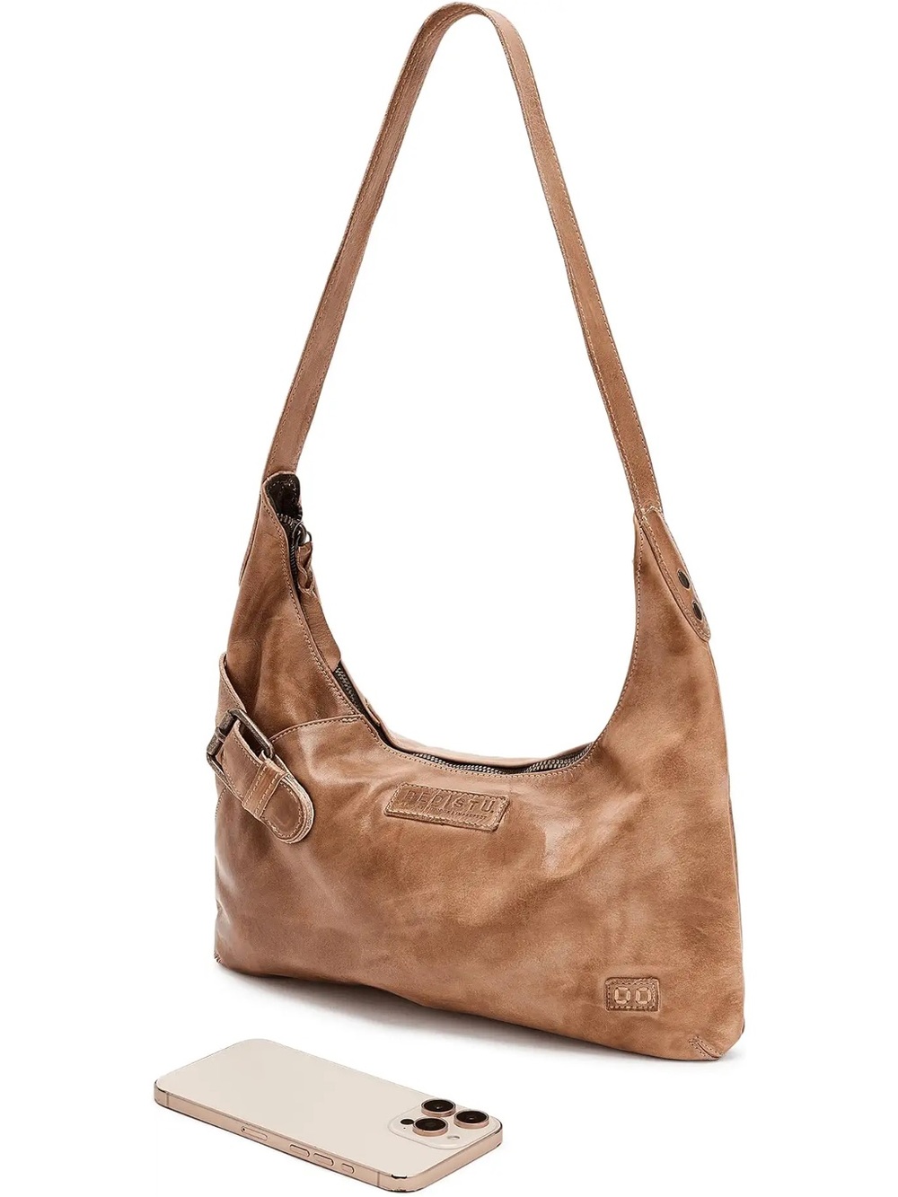Bed Stu Seemly Leather Shoulder Bag in Tan Rustic New without tags Nwot - Picture 5 of 9